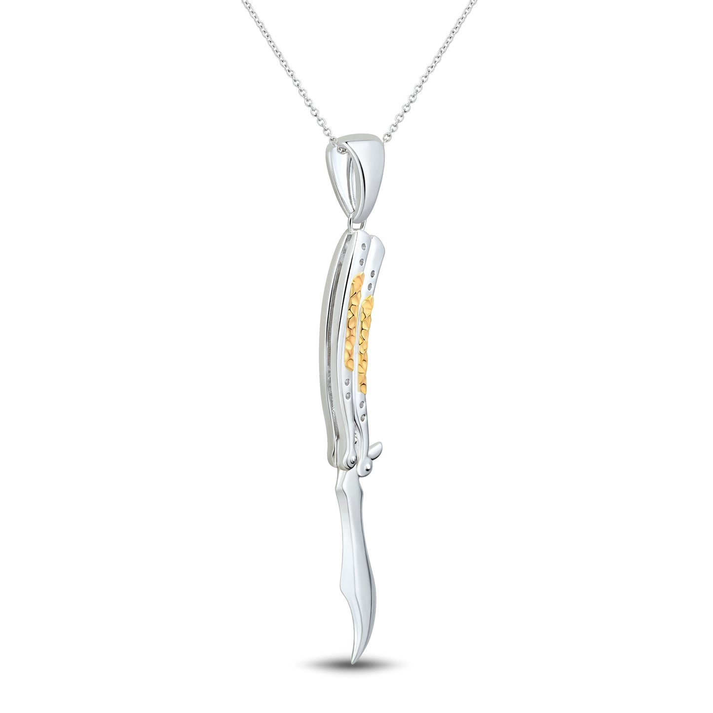 Butterfly Gold Handle Design