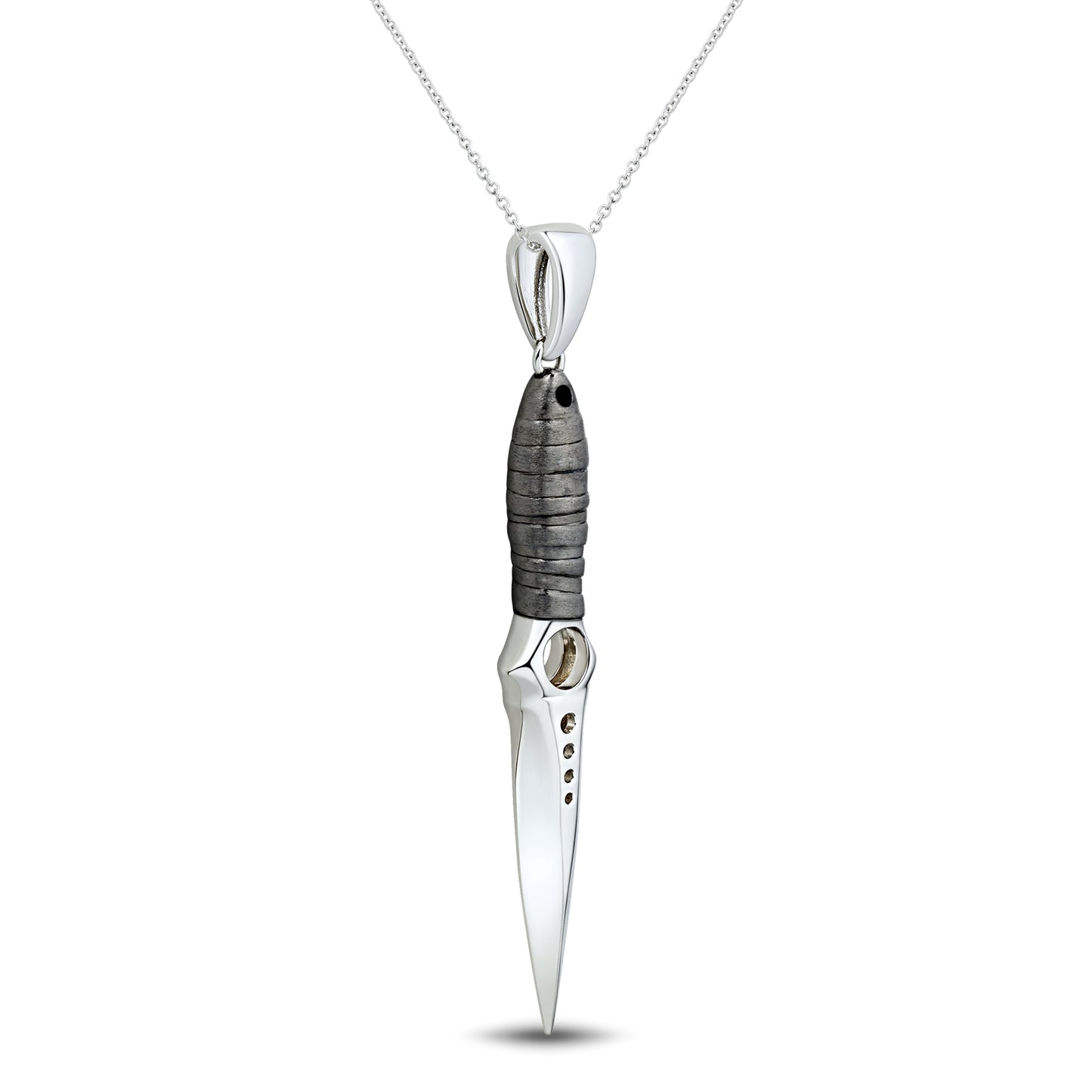 Skeleton Gunmetal Handle