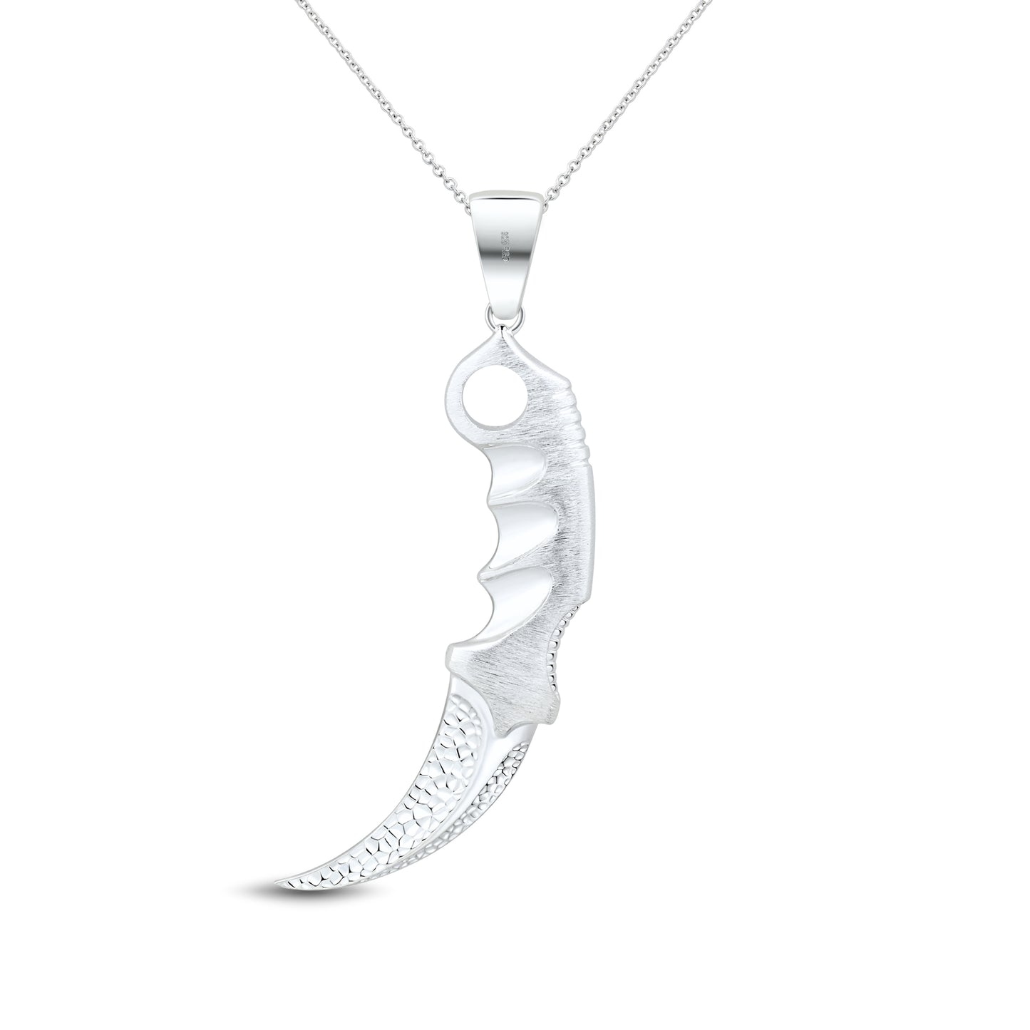 Karambit with Hammered Blade