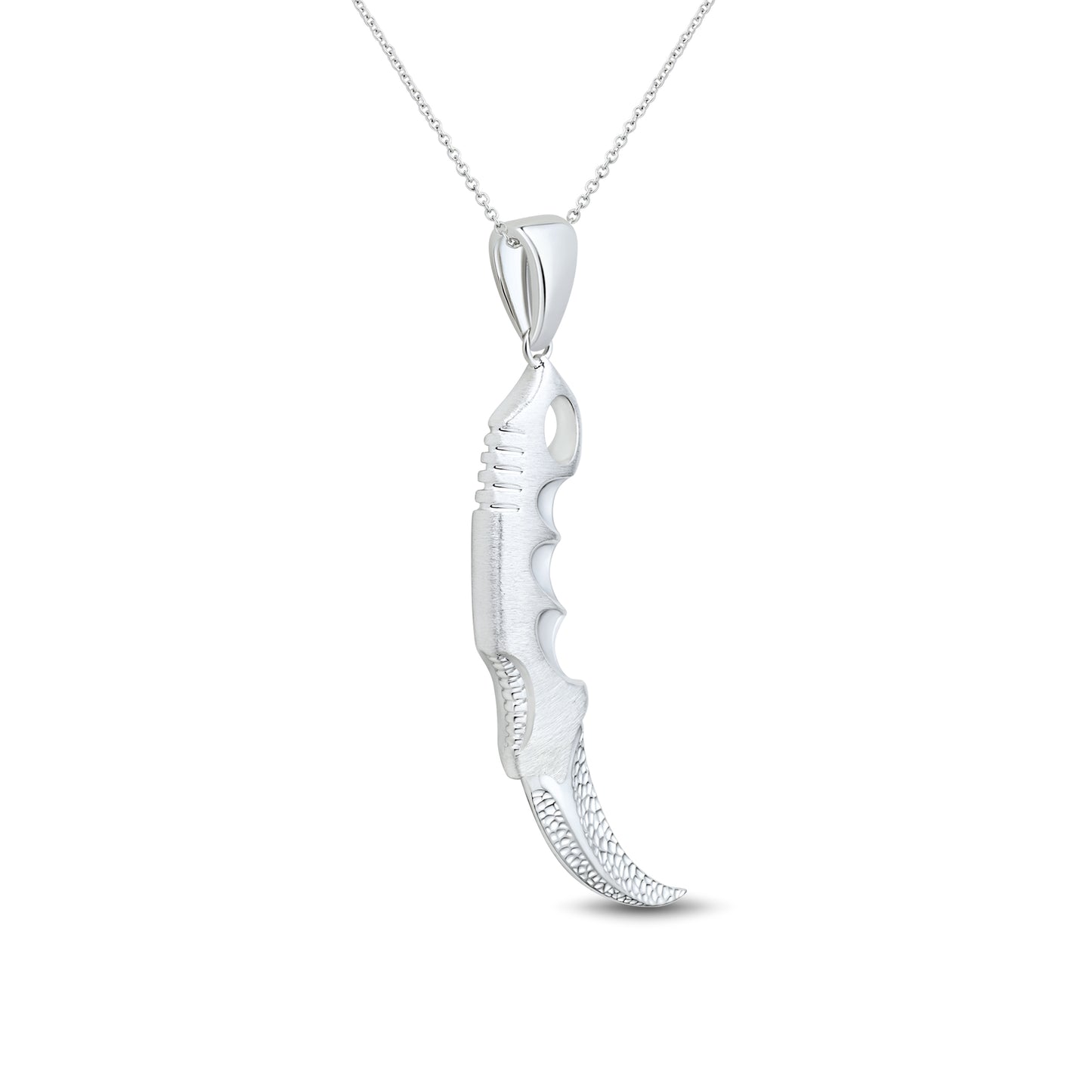 Karambit with Hammered Blade