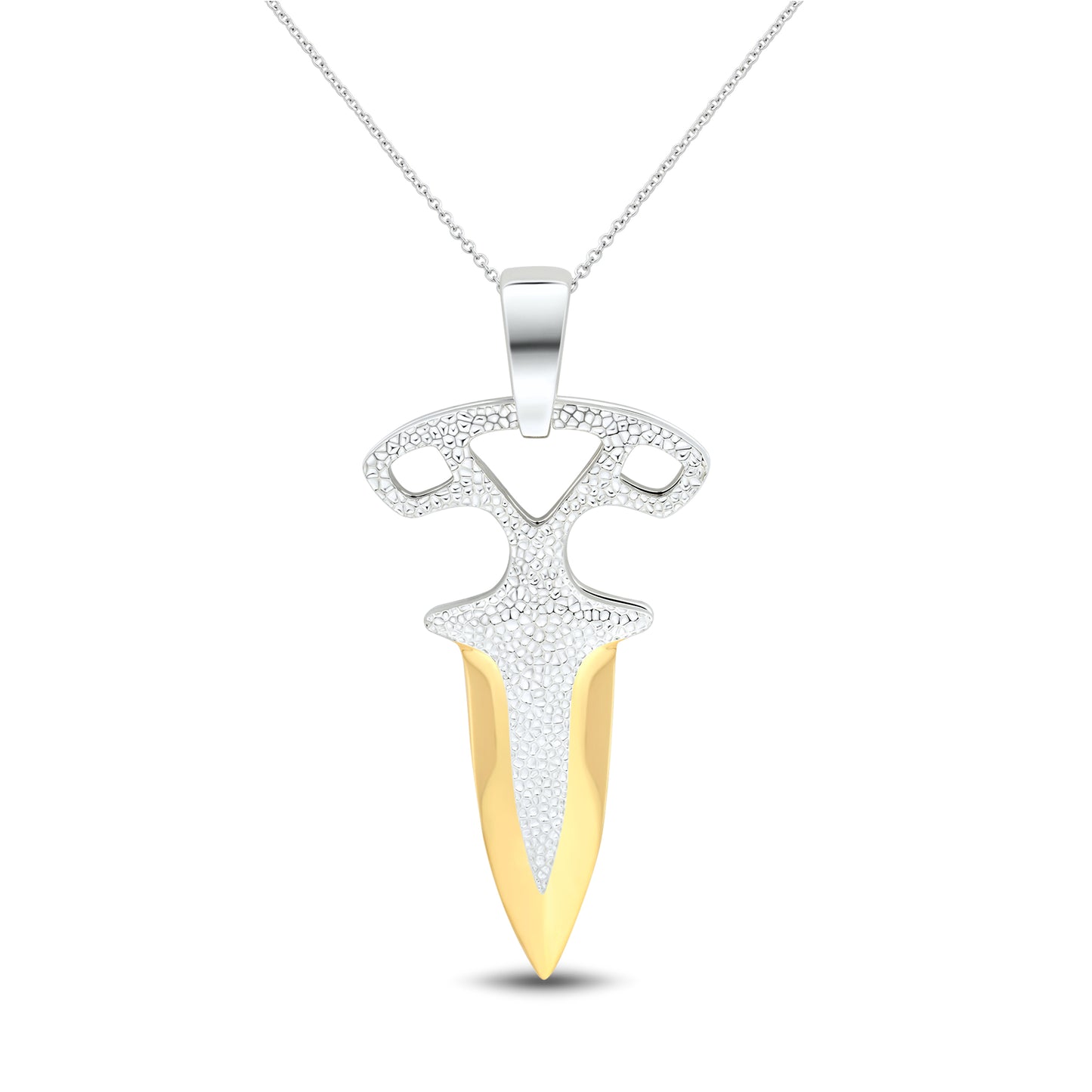 Shadow Daggers Hammered Handle with Gold Blade