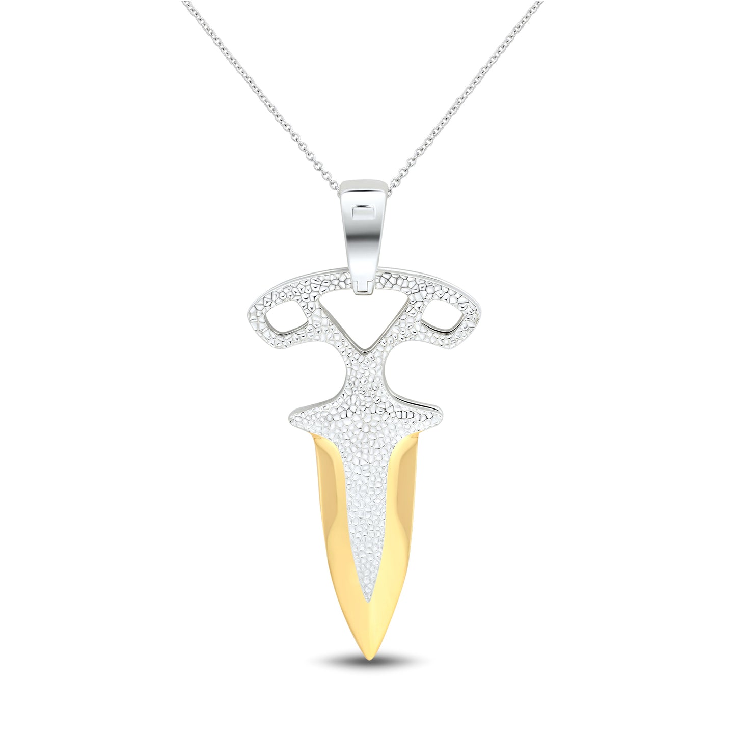 Shadow Daggers Hammered Handle with Gold Blade