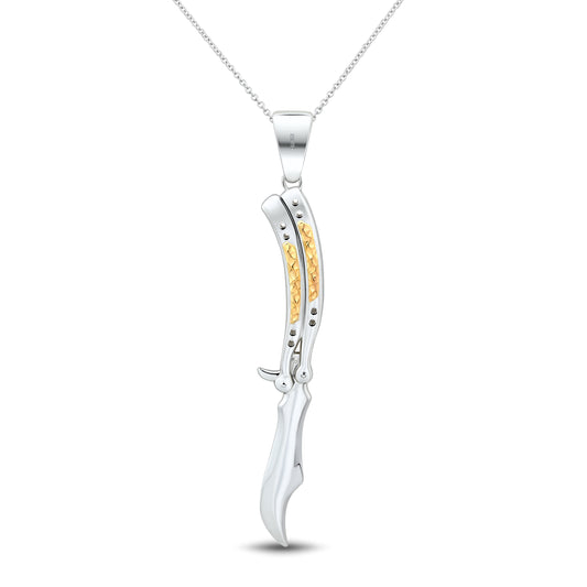 Butterfly Gold Handle Design