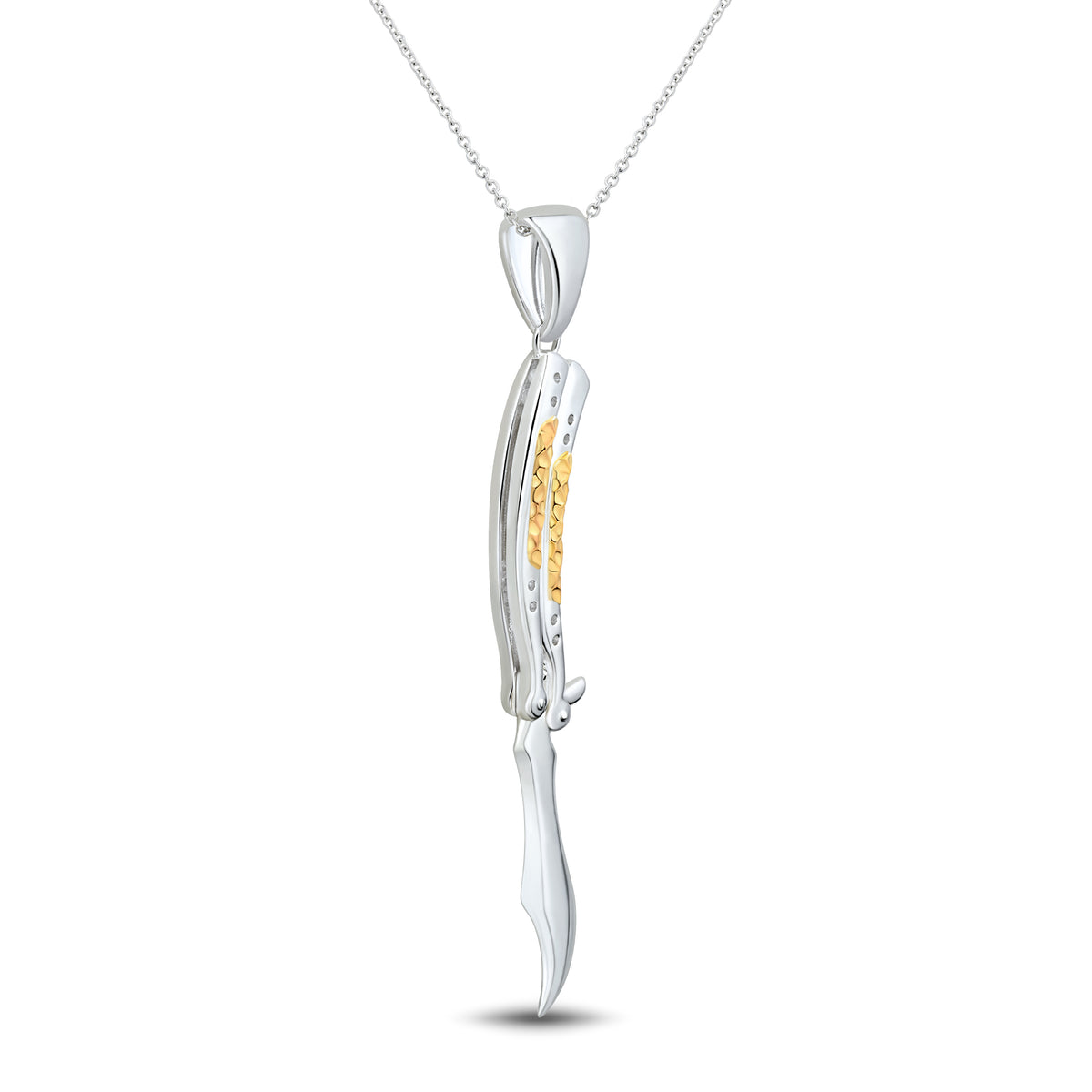 Butterfly Gold Handle Design