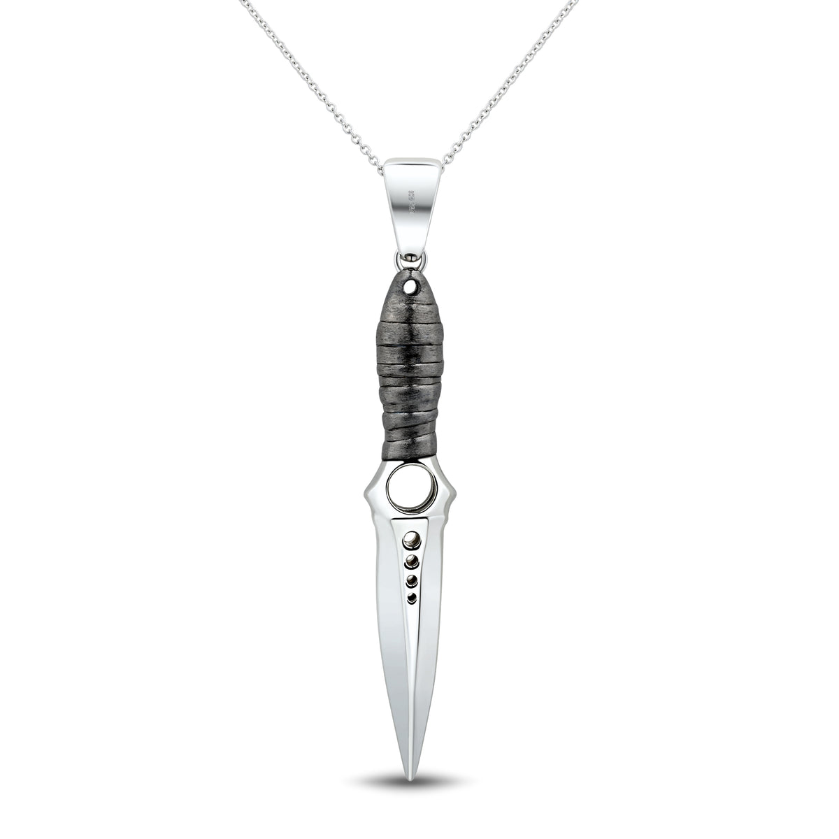 Skeleton Gunmetal Handle