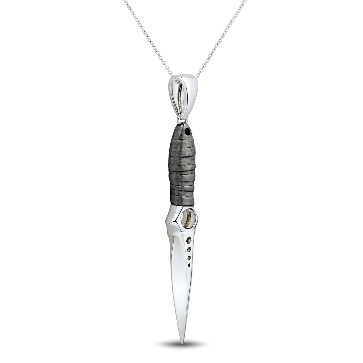 Skeleton Gunmetal Handle