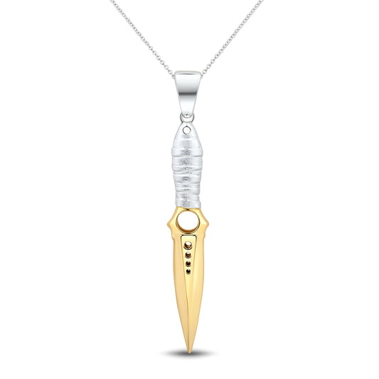 Skeleton Brushed Handle Gold Blade