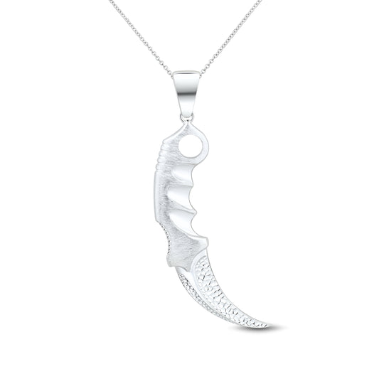 Karambit with Hammered Blade