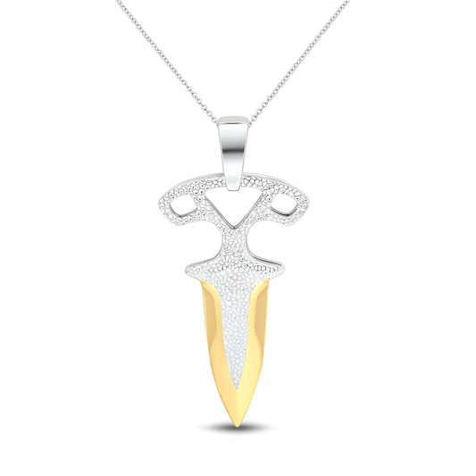 Shadow Daggers Hammered Handle with Gold Blade